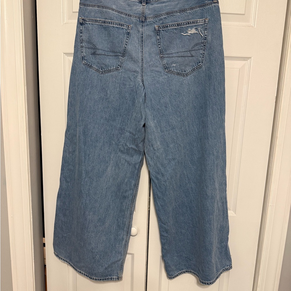 American Eagle Outfitters Dreamy Drape Ultra Wide Leg Jeans - Picture 2 of 4